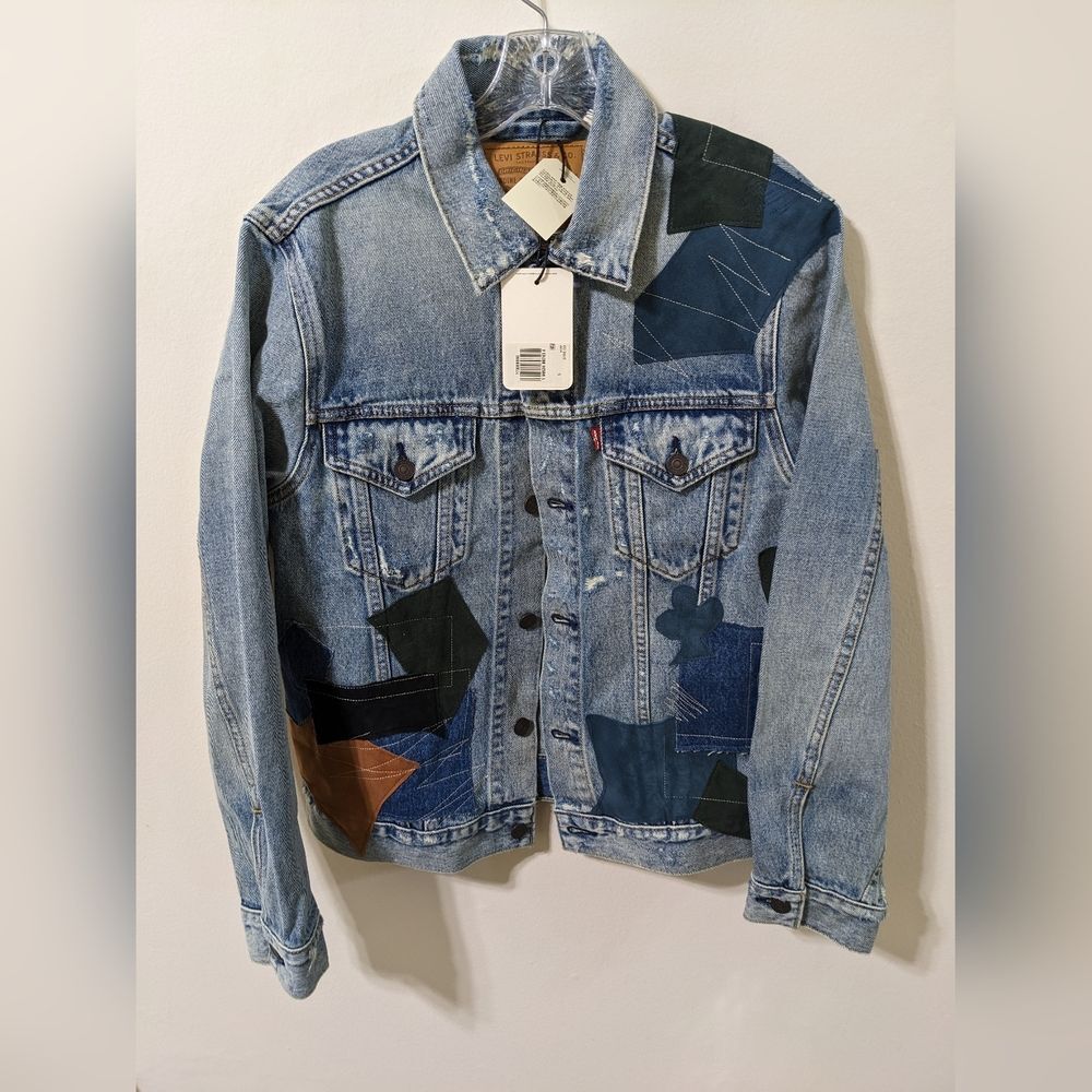Levi's Premium Vintage Relaxed Fit Trucker Jacket size‎ smalll - Picture 12 of 13